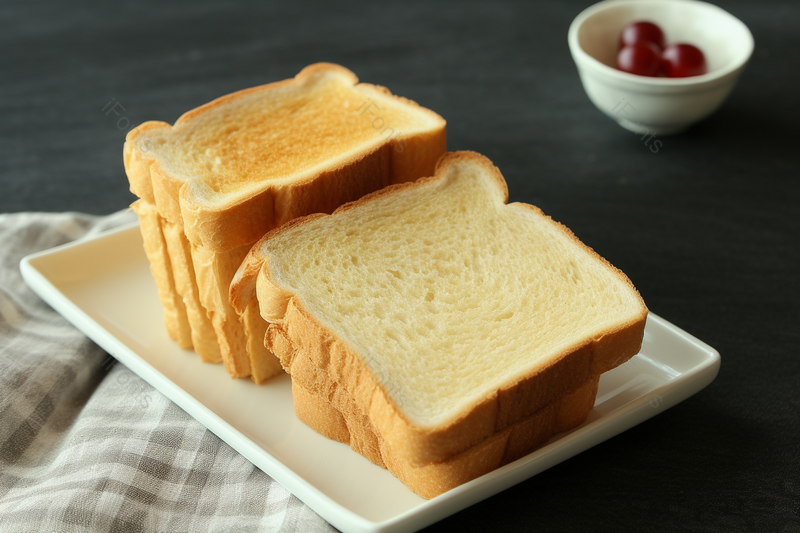 一份早晨早餐吐司面包放在桌子上新鲜水果,高清,摄影图,摄影图片,图片大全,摄影图免费下载